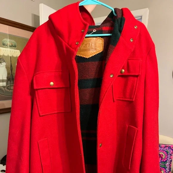 Beautiful red Woolrich winter coat - Picture 1 of 3